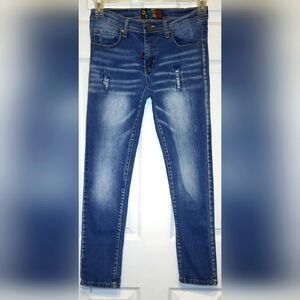 Demolition Brand Denim Jeans Boys Size 12 Stretch